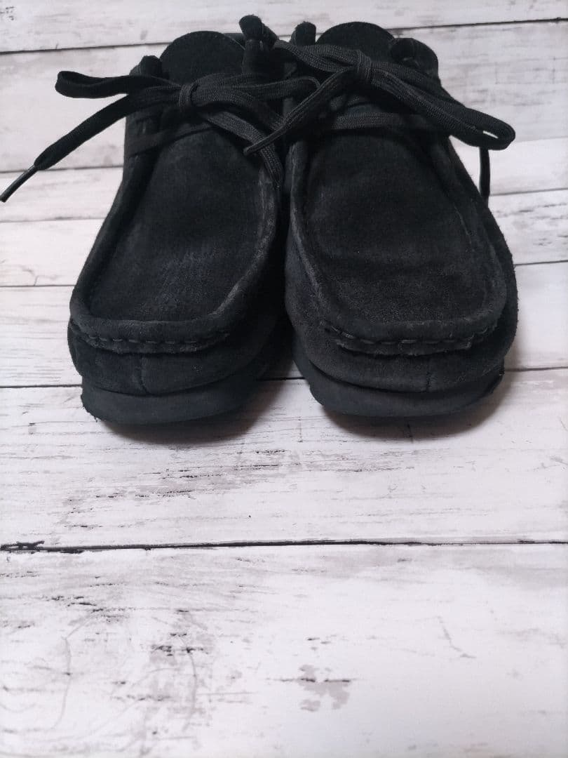 クラークス ワラビー ゴアテックス ヴィブラムソール 黒