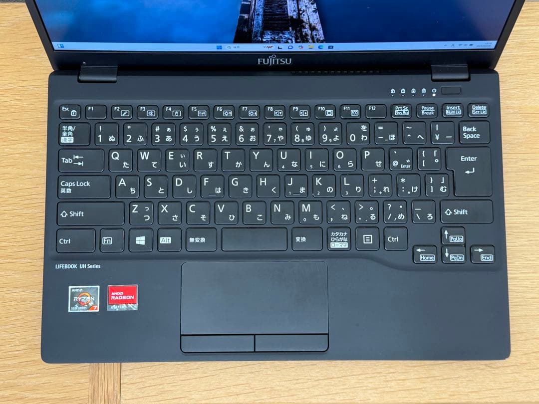 Windowsノート本体 Fujitsu LIFEBOOK UH75/H3 Ryzen7/16GB/512