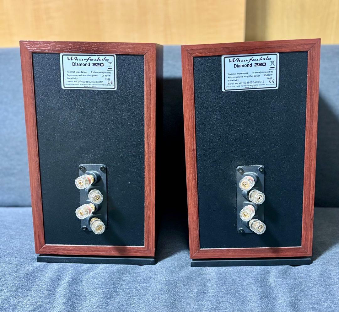 Wharfedale Diamond 220 【美品＆配線付】