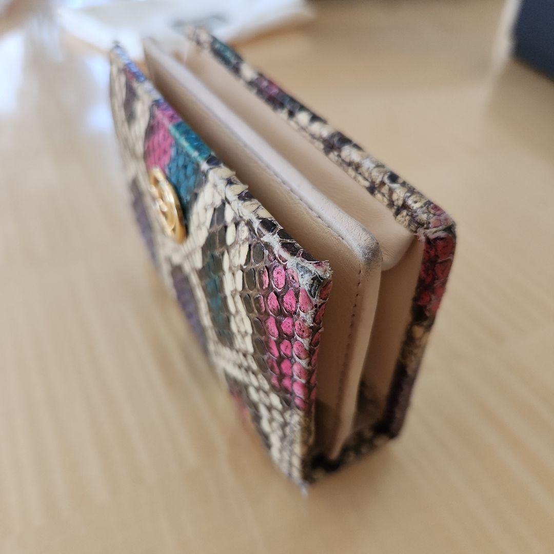 GUCCI グッチ パイソン スモール ウォレット　折り財布