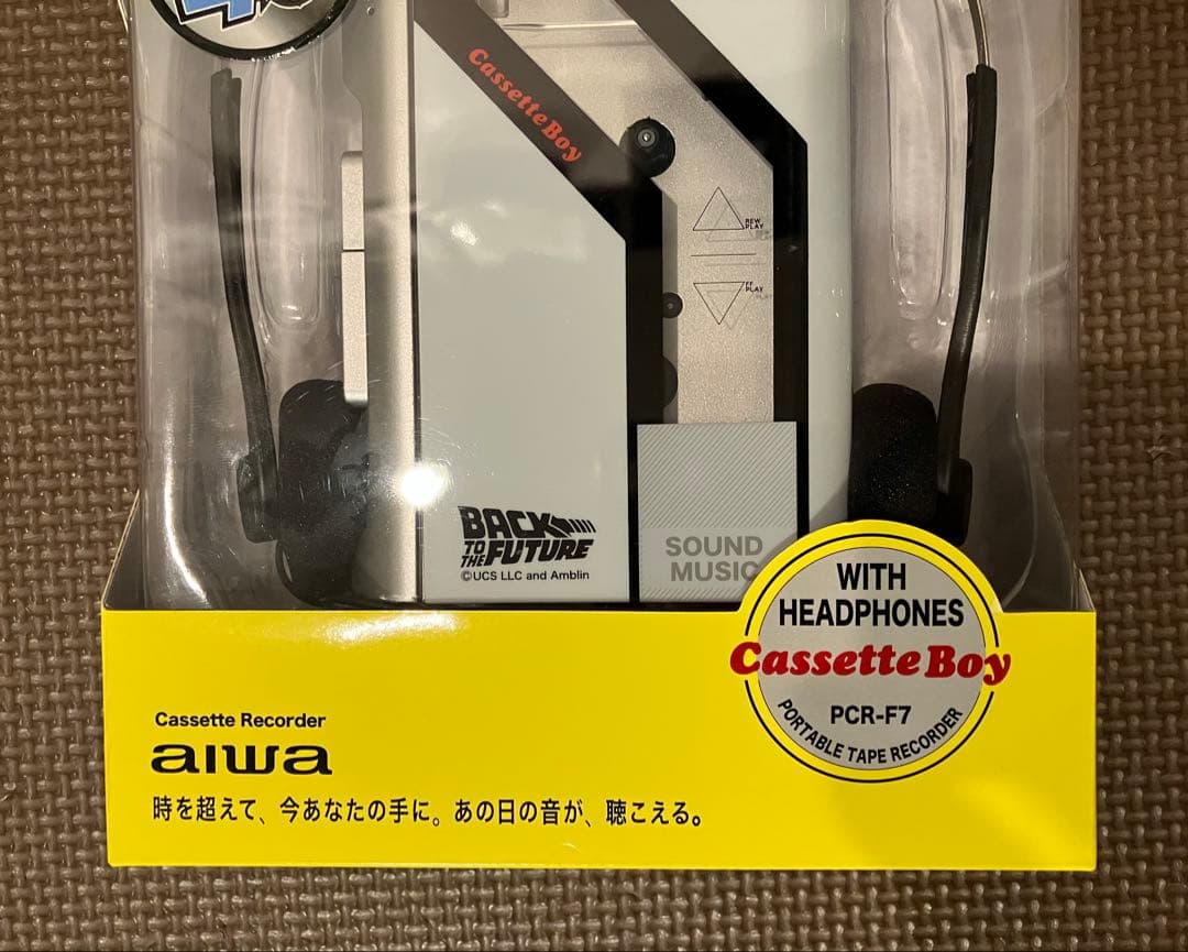 バック・トゥ・ザ・フューチャー aiwa カセットレコーダー PCR-F7...