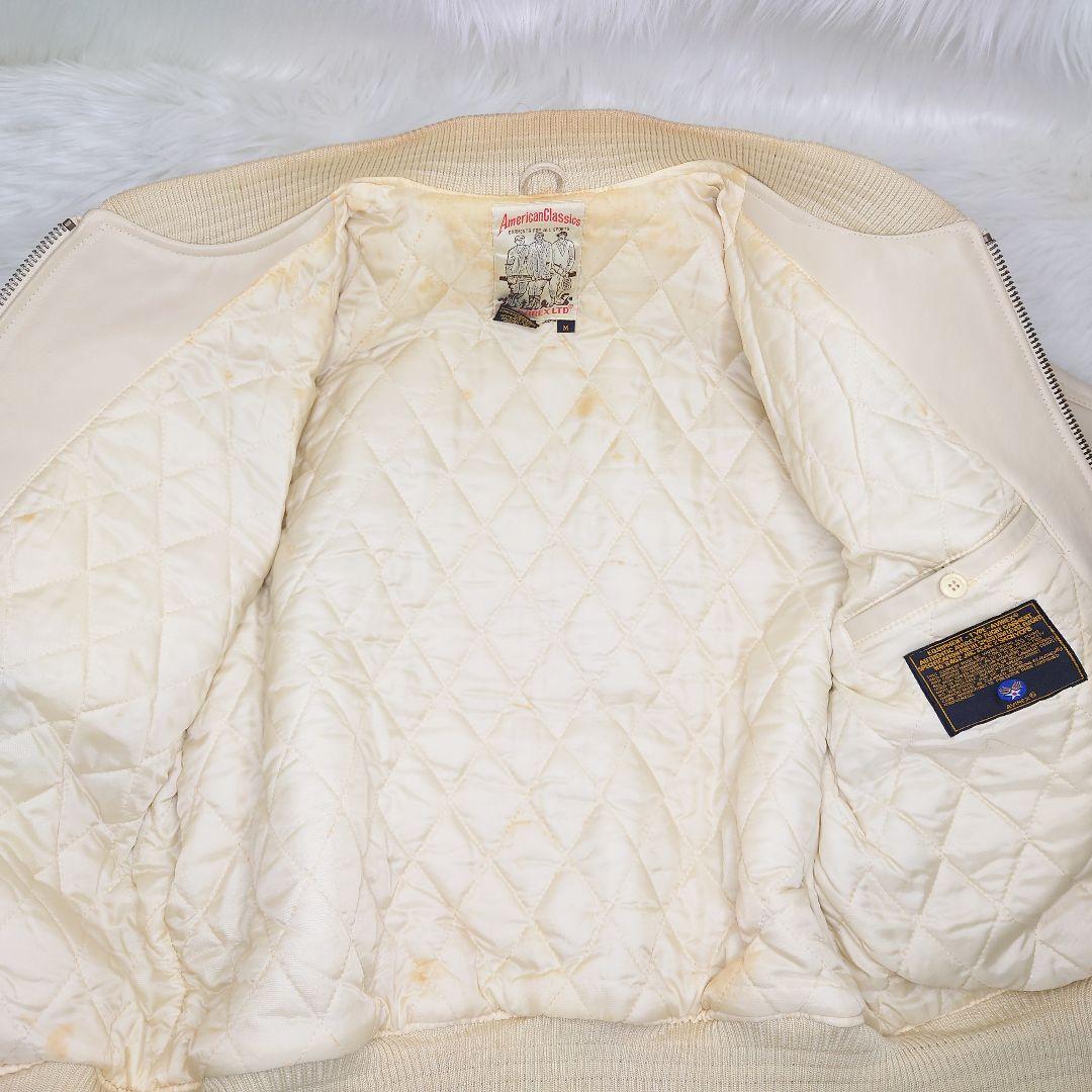 【希少】AVIREX 革製スタジャン