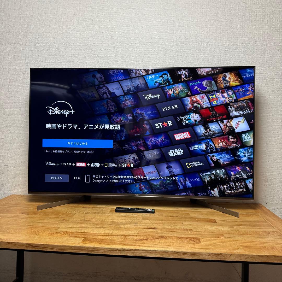 SONY 55V型 4K液晶テレビ BRAVIA KJ-55X9500G 動画○