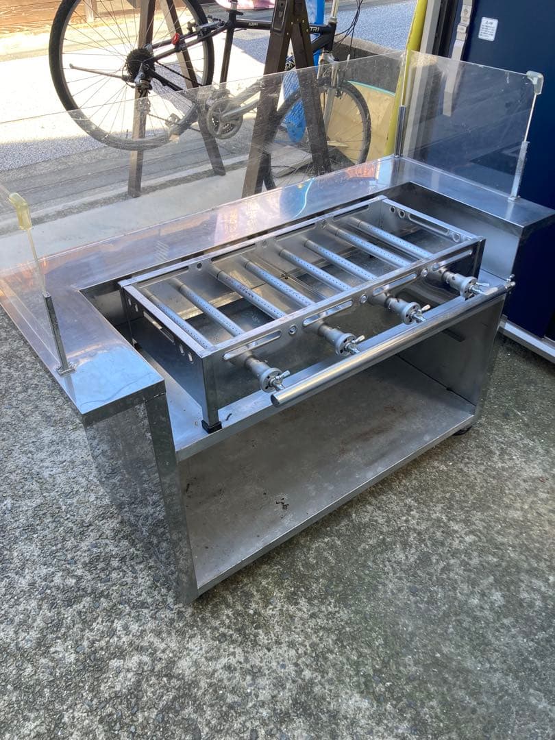 キャスター付き屋台&たこ焼き器　銅板