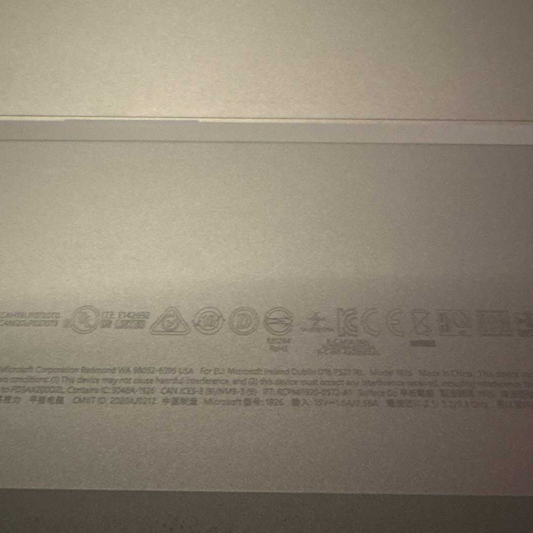 Windowsタブレット本体 Microsoft Surface Go 3 64GB 4GB Pentium