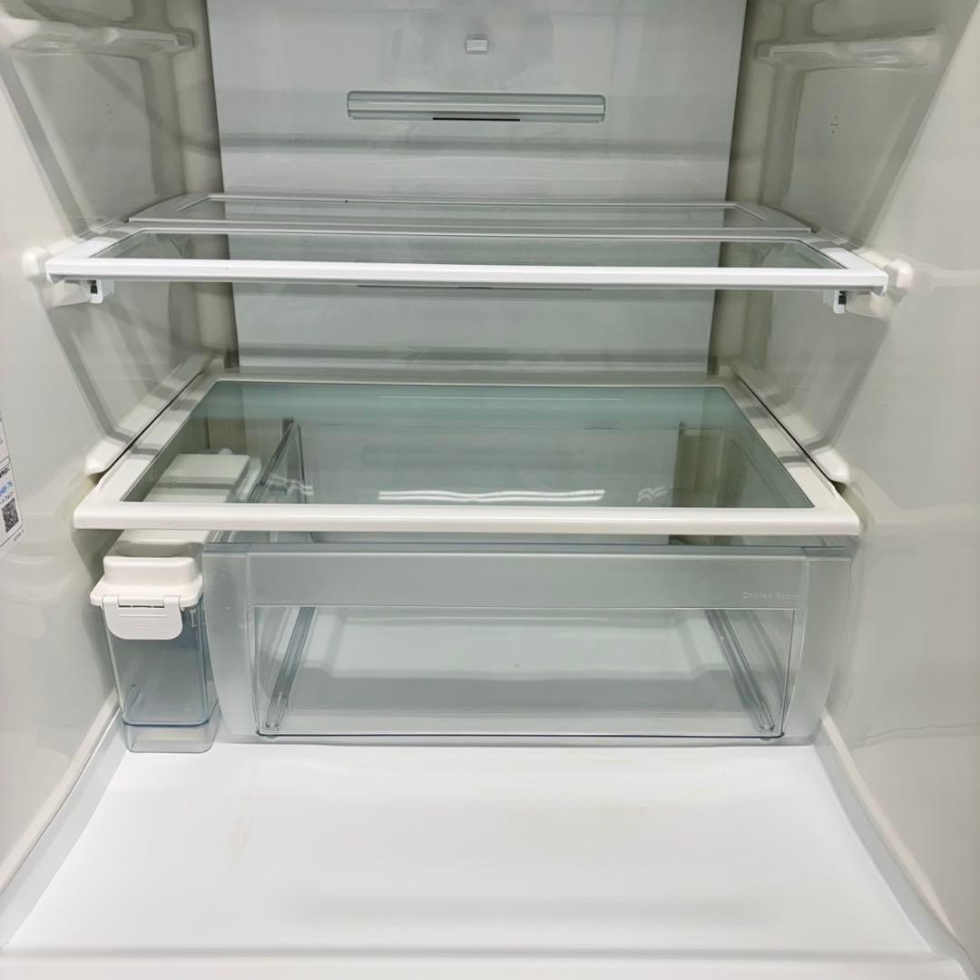 525 東芝 大型冷蔵庫 400L強 右開き 自動製氷 5ドア 大人気　シルバー