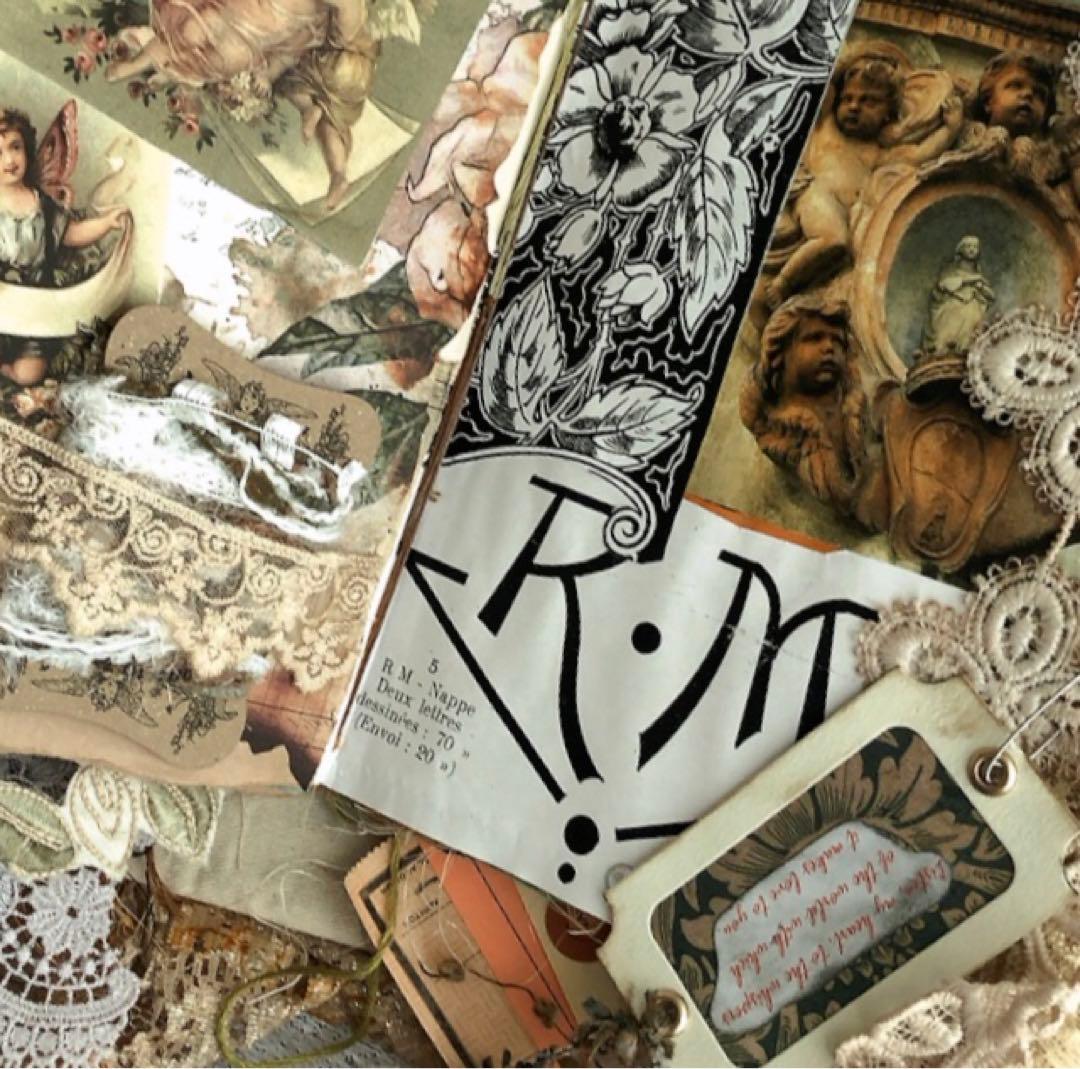 感謝セール❣️多種類染レースたっぷり『天使』ジャンクジャーナル雑記帳