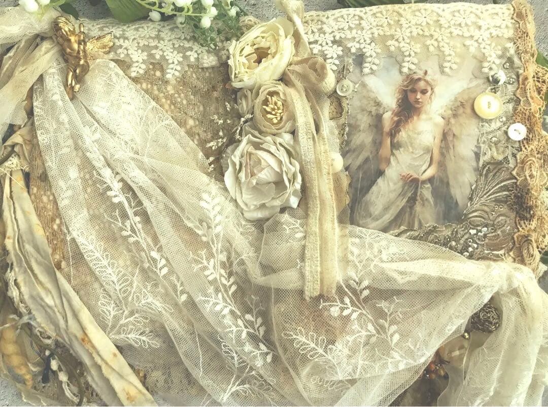 感謝セール❣️多種類染レースたっぷり『天使』ジャンクジャーナル雑記帳