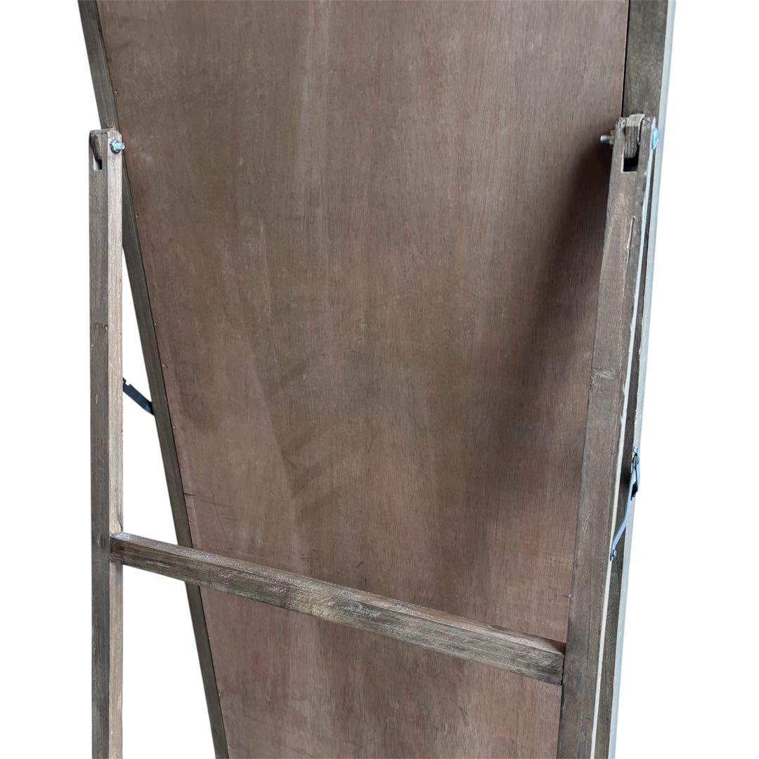 東谷　アンティーク調ドアミラー スタンドミラー