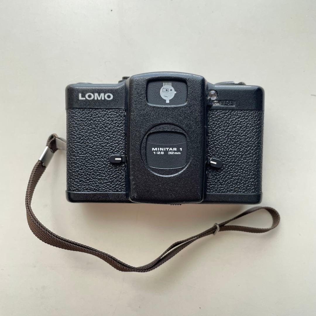 LOMO LC-A専用ケース付 フィルムカメラ 説明書付 フラッシュ セット