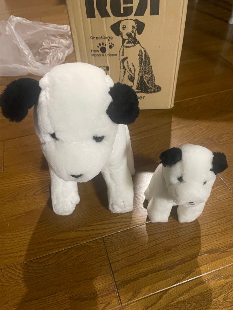 ビクターVictor rca ニッパーandチッパー　ぬいぐるみ