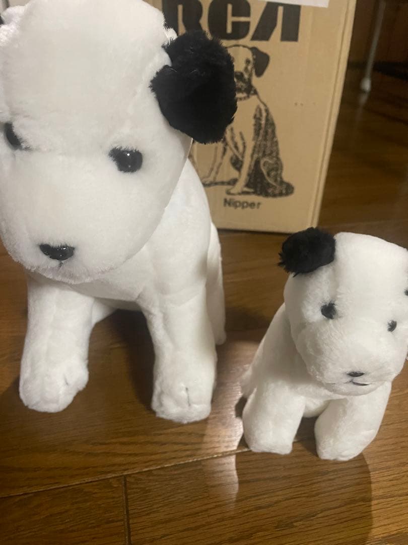 ビクターVictor rca ニッパーandチッパー　ぬいぐるみ