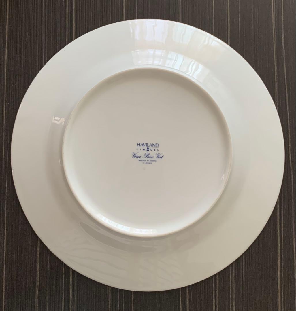 お値下げ。アビランド　ヴューパリ　大皿4枚、小皿7枚、スープカップ6客　セット