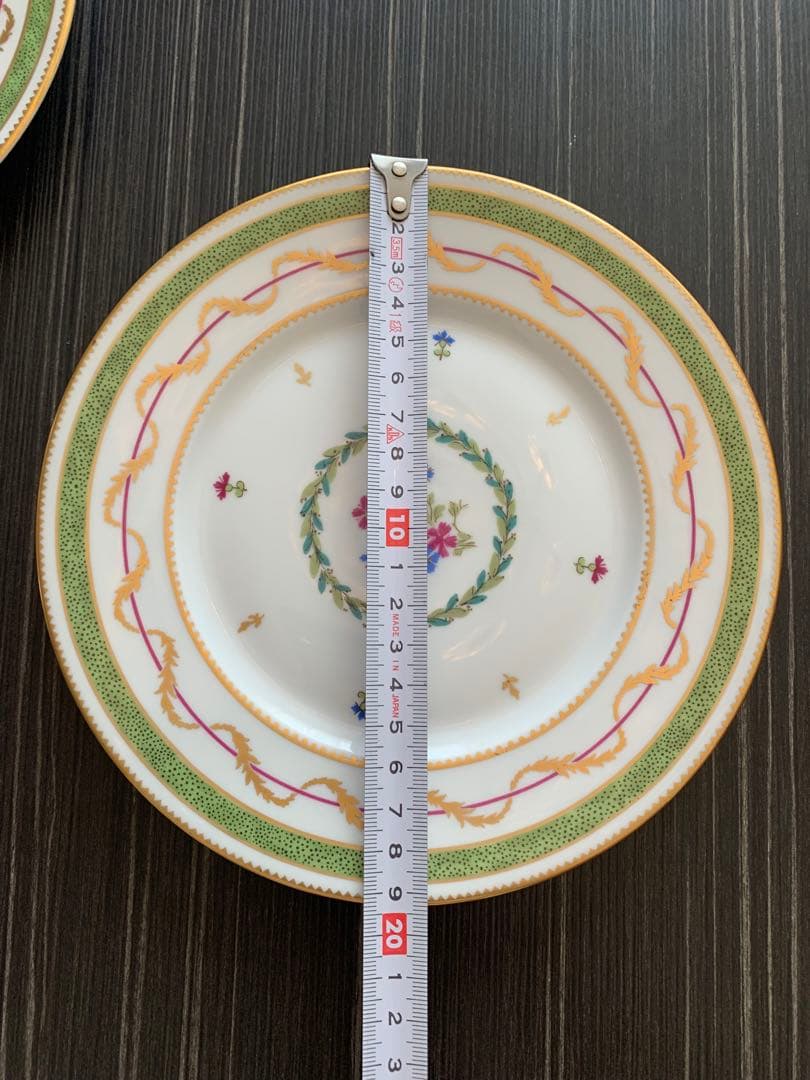 お値下げ。アビランド　ヴューパリ　大皿4枚、小皿7枚、スープカップ6客　セット