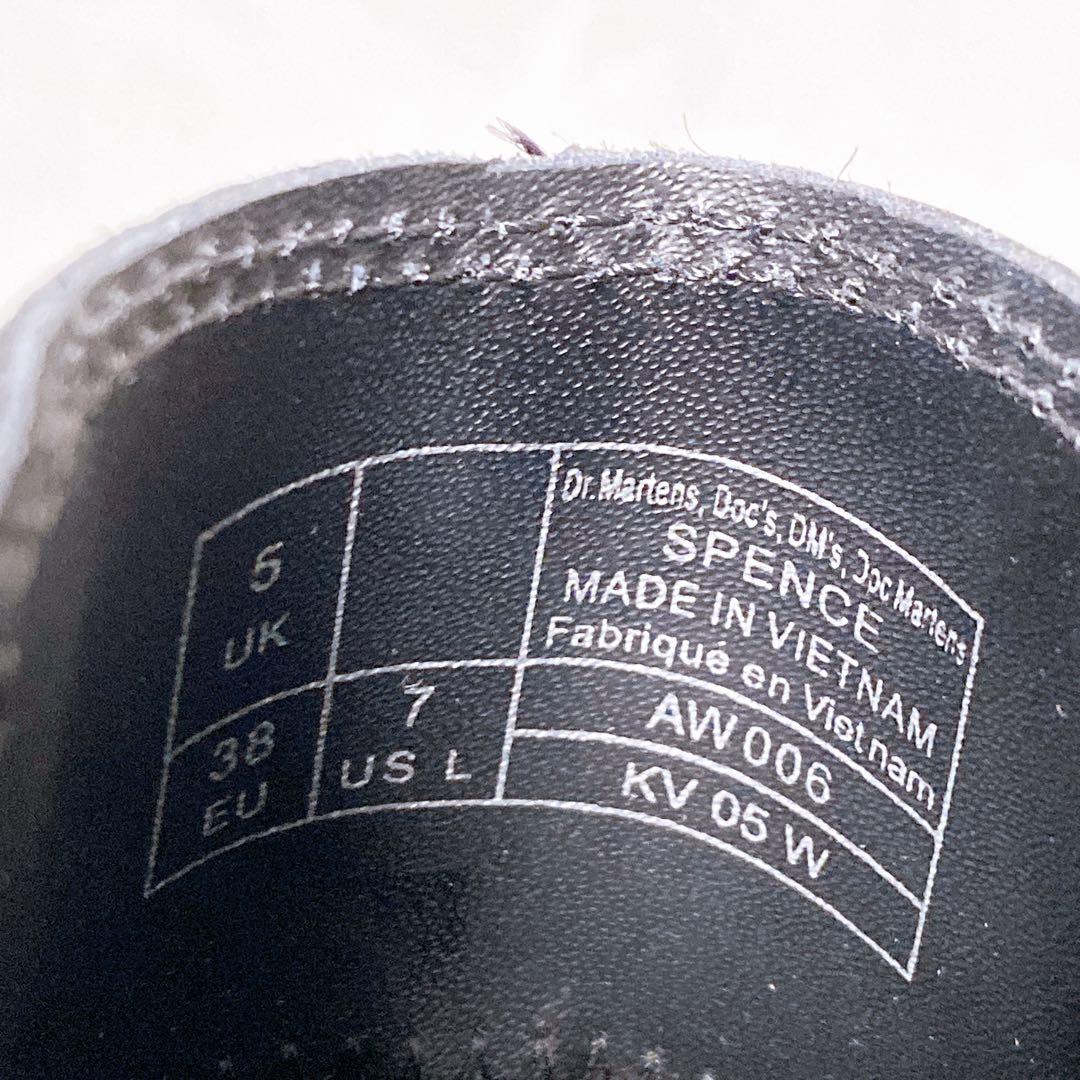 美品　ドクターマーチン　SPENCE　UK5　サイドゴア　厚底ヒール　ブラック