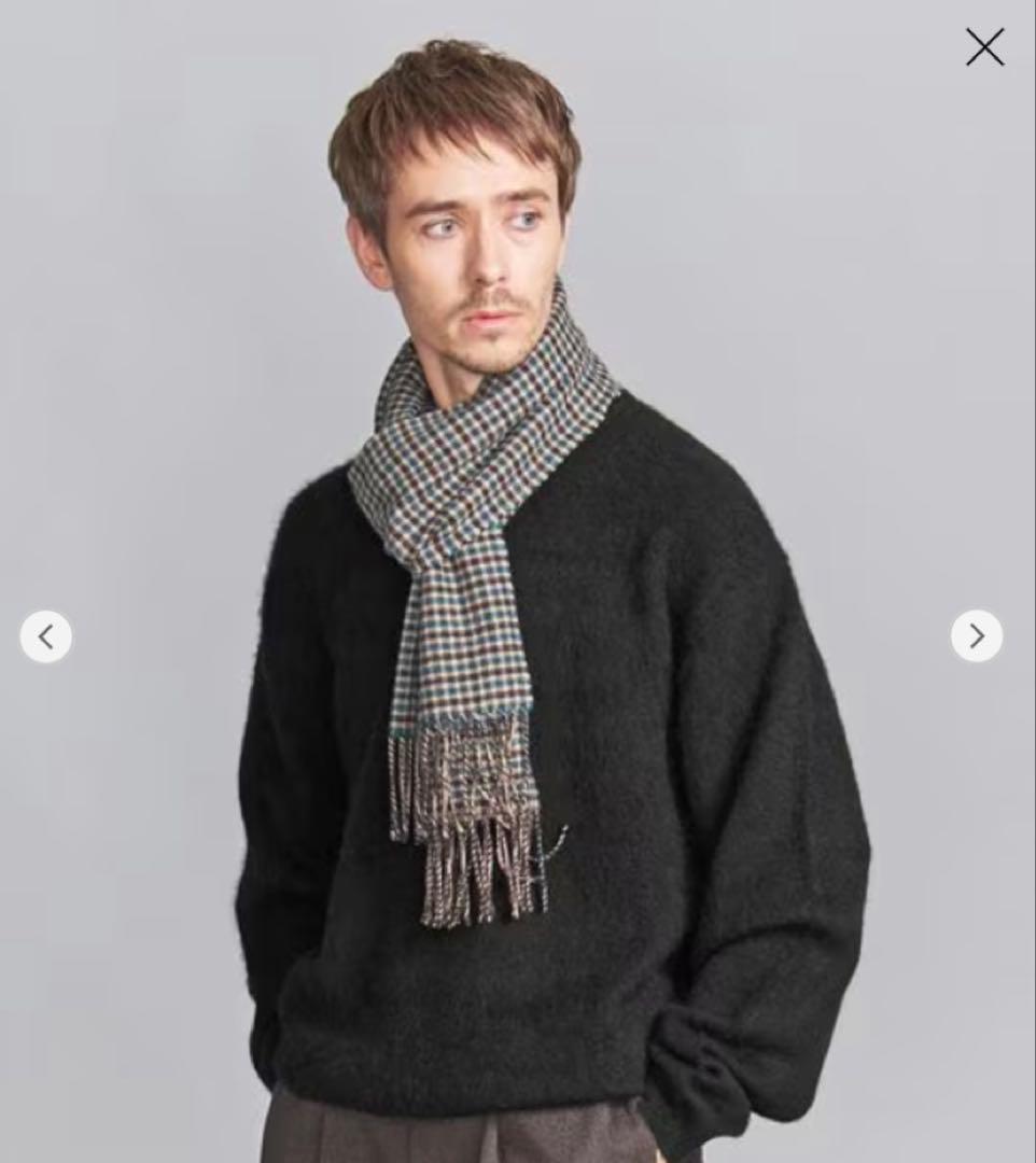 ビューティアンドユース ユナイテッドアローズ　ヤク クルーネック ニット L