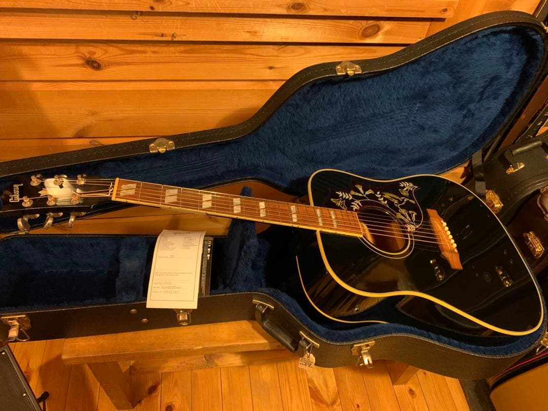 Gibson Hummingbird ebony Black 2012年製