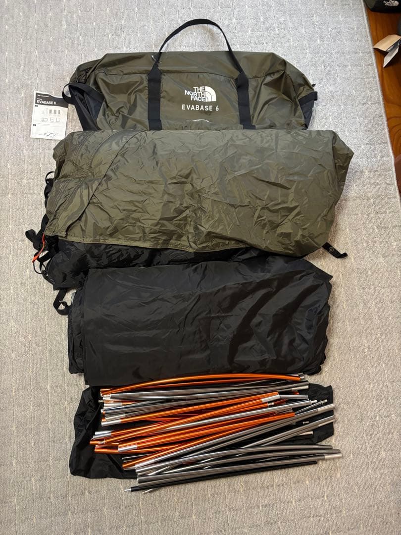 THE NORTH FACE エバベース 6エバカーゴ4エバカーゴ2の3点セット