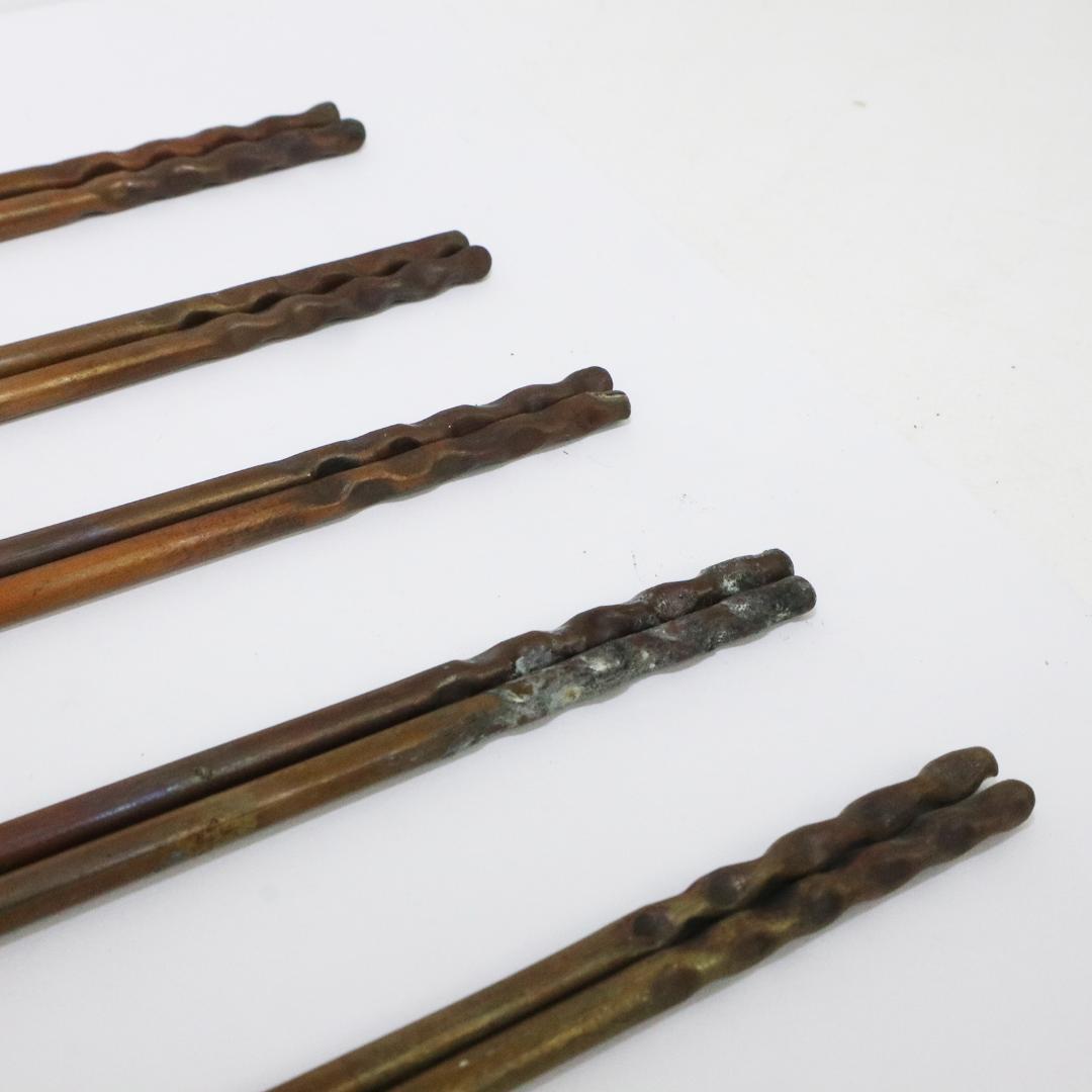 火箸　茶道具　10本5組　磁気反応無し　箱付