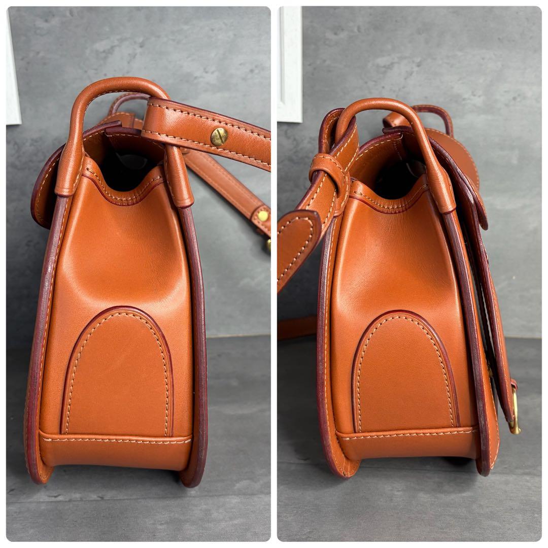 【美品】ITAGAKI 2way ショルダーバッグ 鞍 本革 替えベルト付き