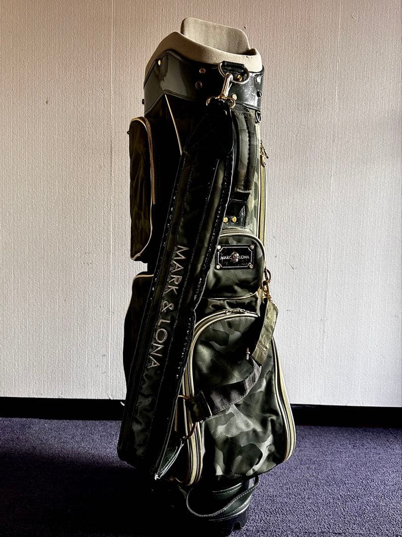 ★マーク&ロナ★希少★カーキ★カモ柄★キャディバッグ★完売モデル★オマケ多数★