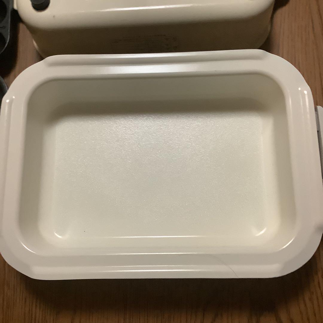 ブルーノ　コンパクトホットプレート　プレート2枚＆セラミック鍋