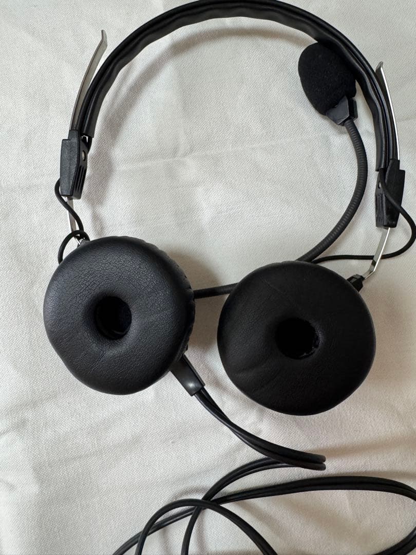 TELEX AIRMAN 850 ヘッドセット　2pin 両耳