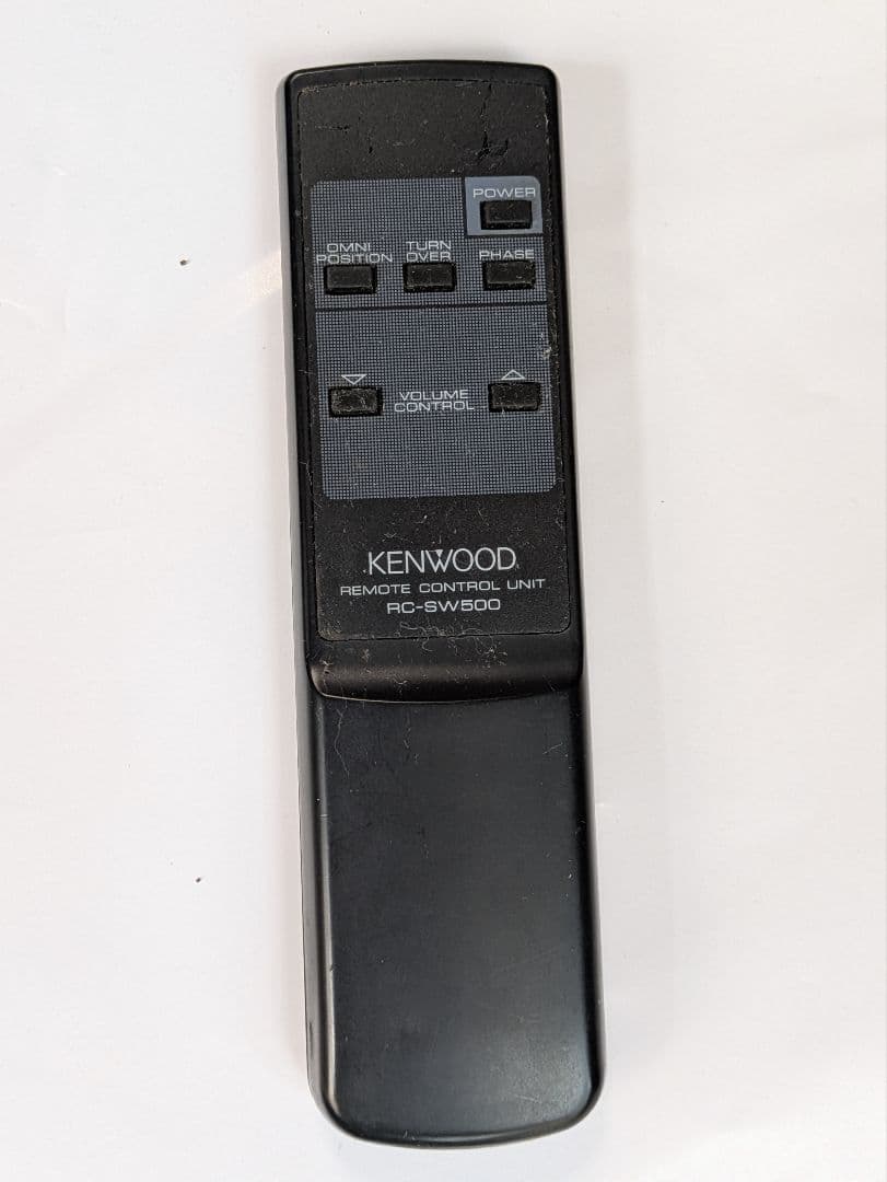 テツ君 KENWOOD SUPER WOOFER SW-500 リモコン付