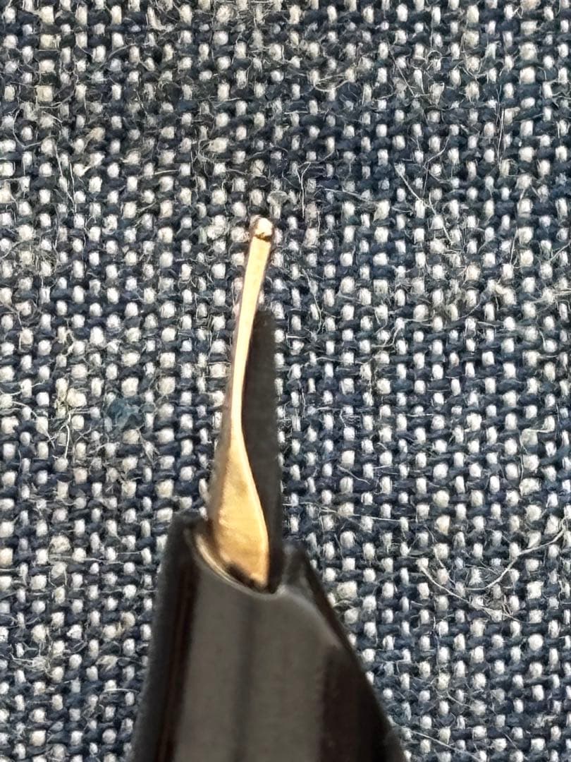 極美品　PILOT ショート　万年筆　伸縮式　金張　　14K-585 整備済み