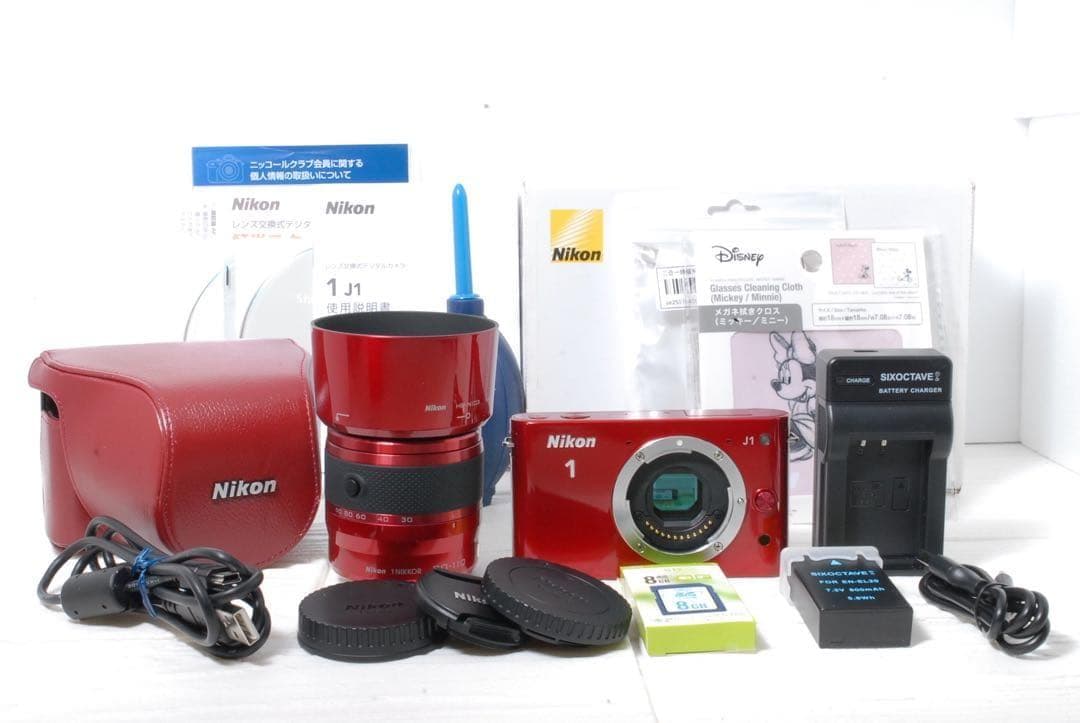 ショット数1634回✨Nikon 1 J1 ミラーレス 望遠レンズ付 人気