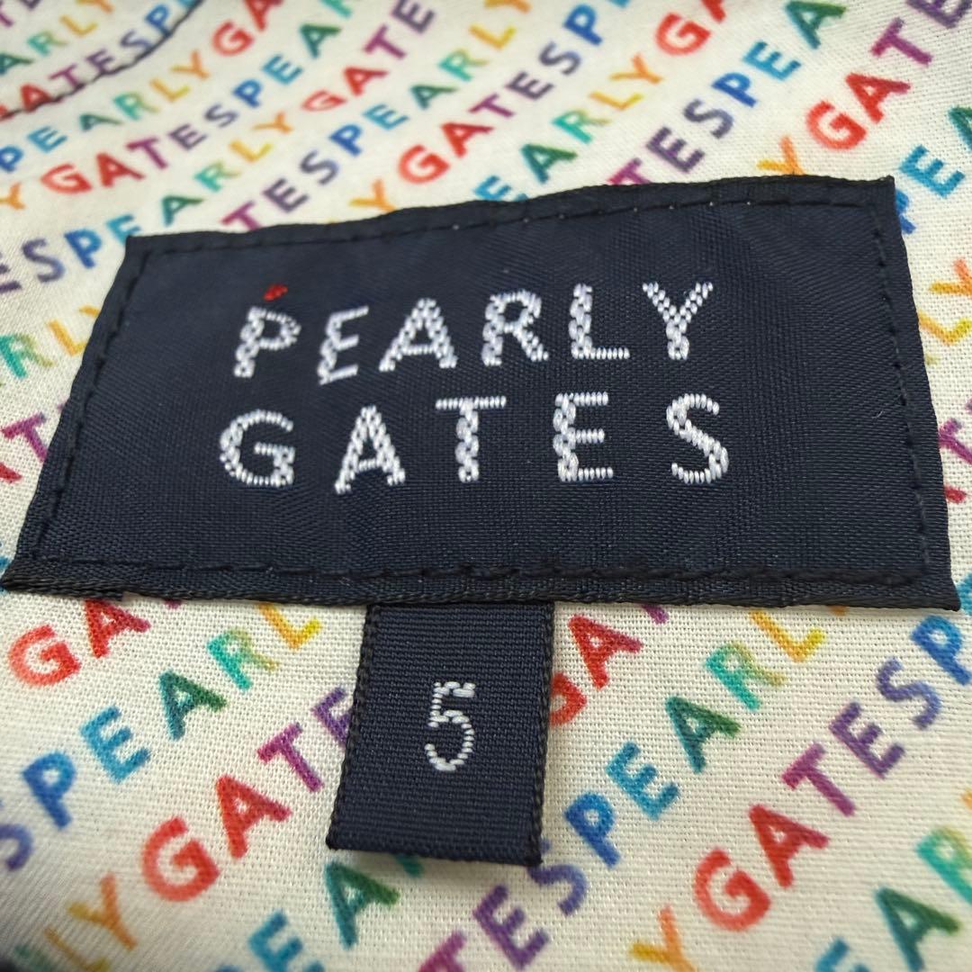 現行モデル　パーリーゲイツ　パンツ　L〜XL相当 グレー　ハンカチ付　コットン