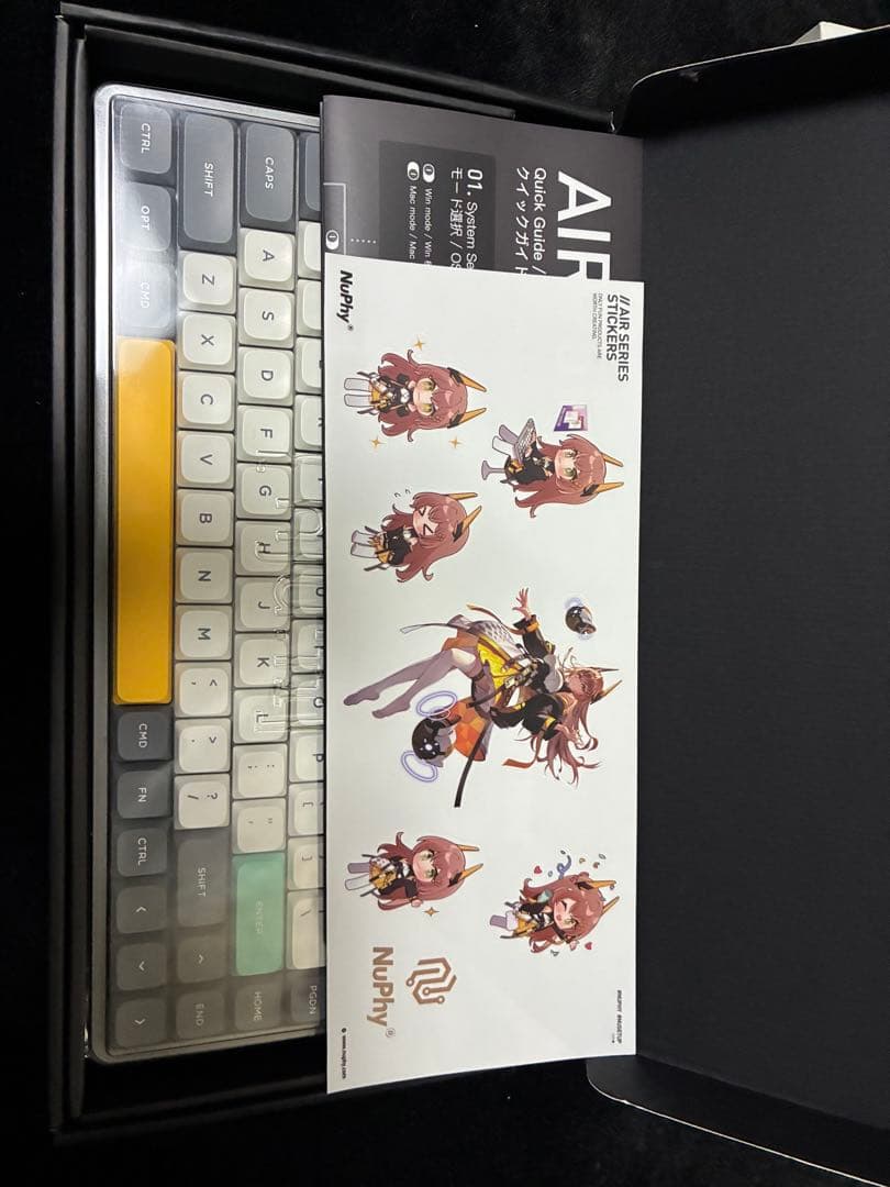 キーボード nuphy air75 v2