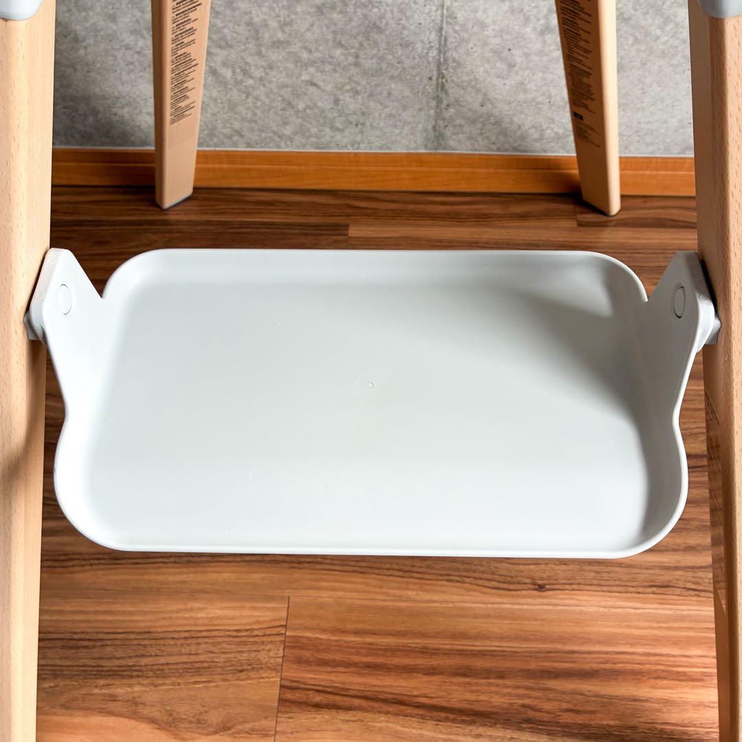 ストッケ　クリック　ハイチェア　グレー　クッション付