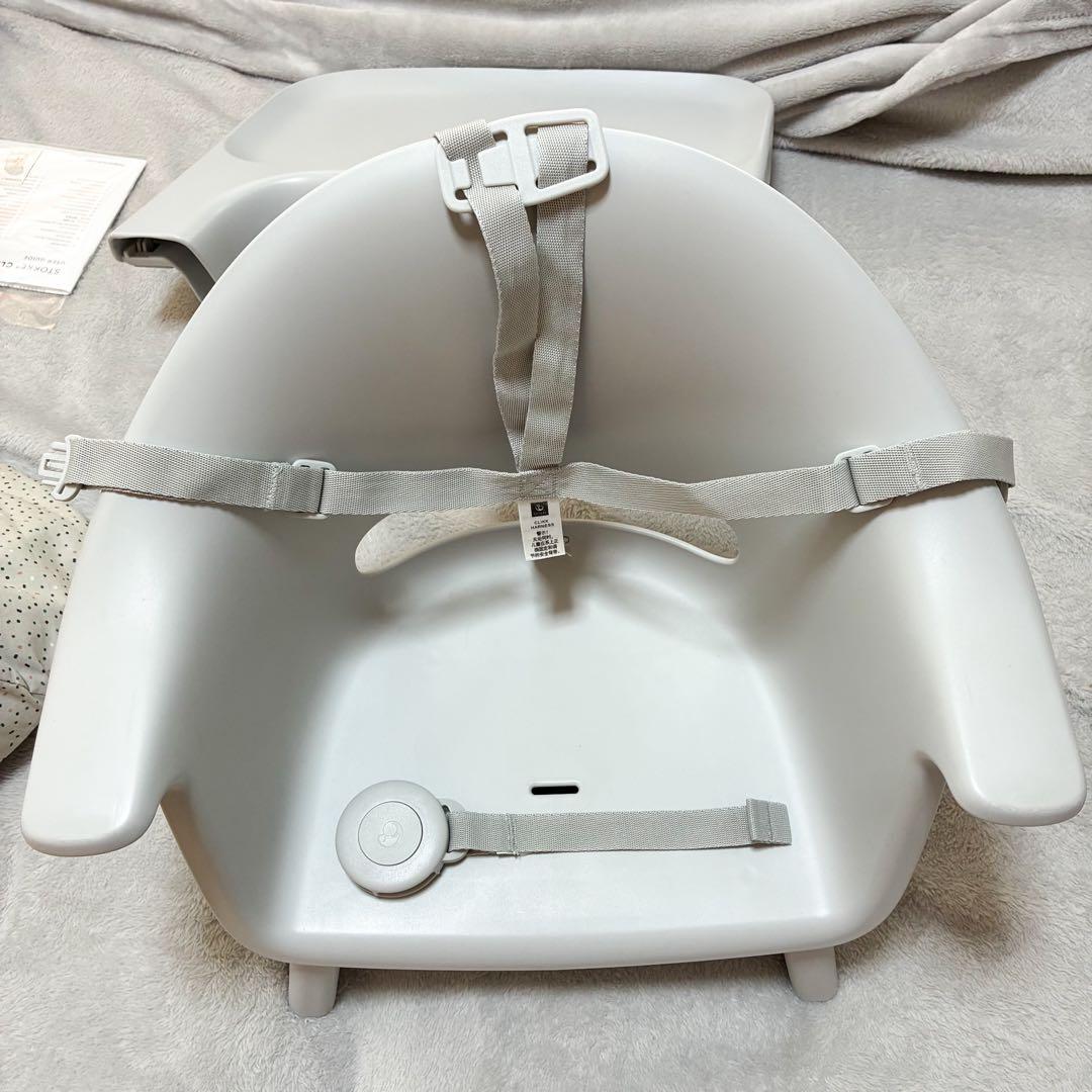 ストッケ　クリック　ハイチェア　グレー　クッション付