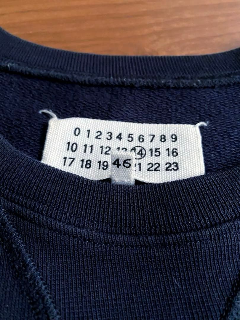 マルジェラ　エルボーパッチスウェット