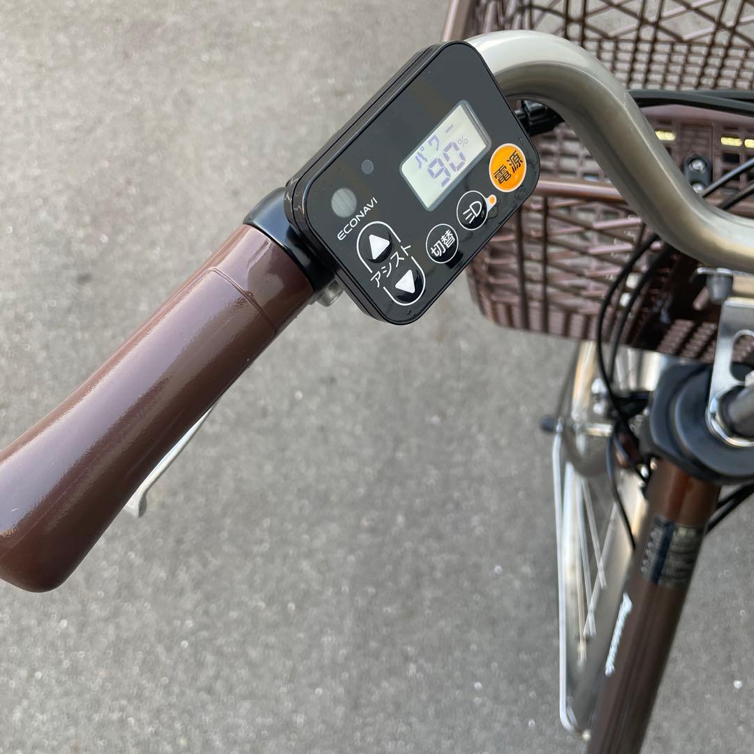 パナソニック電動アシスト自転車26インチ バッテリー16Ah ブラウン