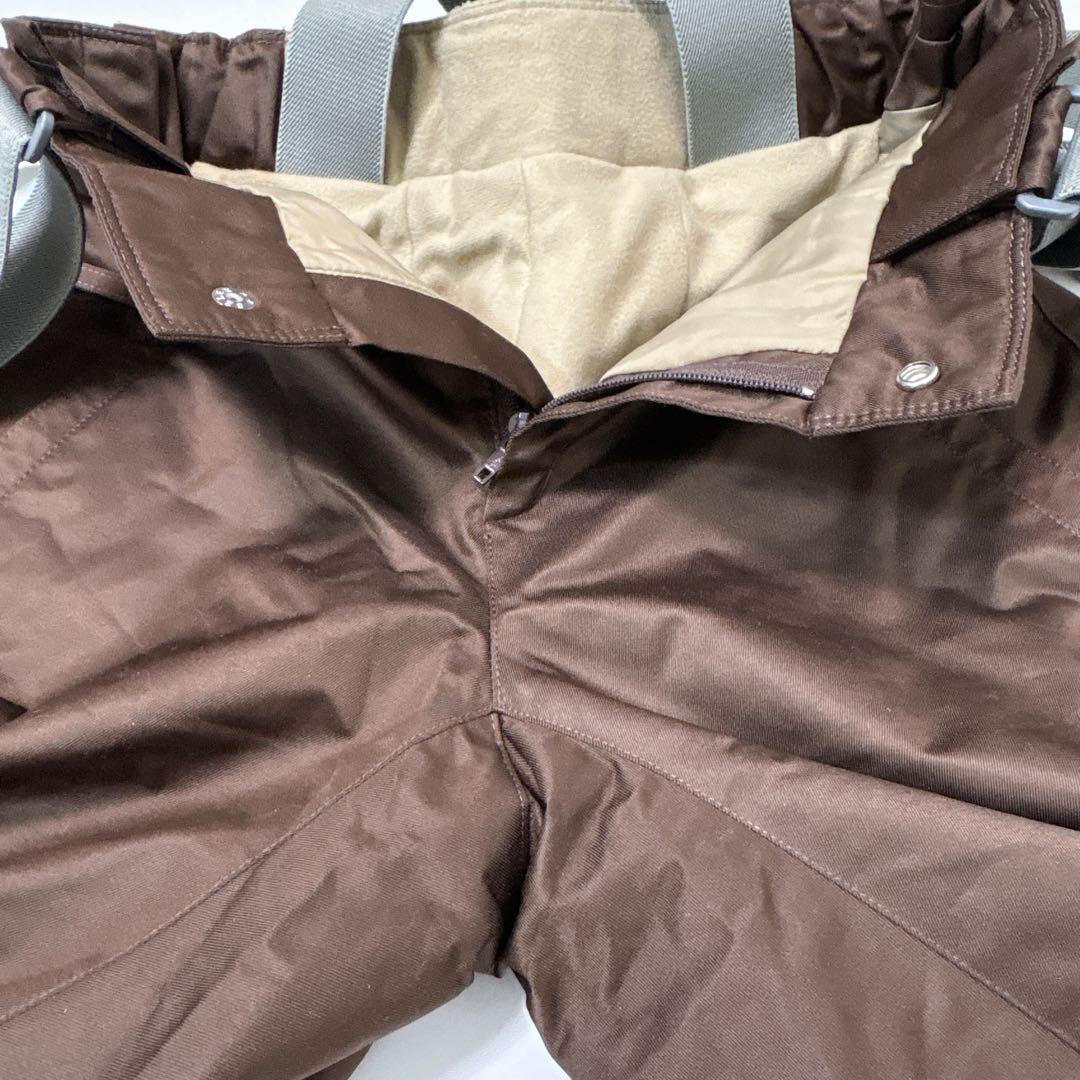 美品 ellesse スキーウェア 上下セット S ミントグリーン ブラウン