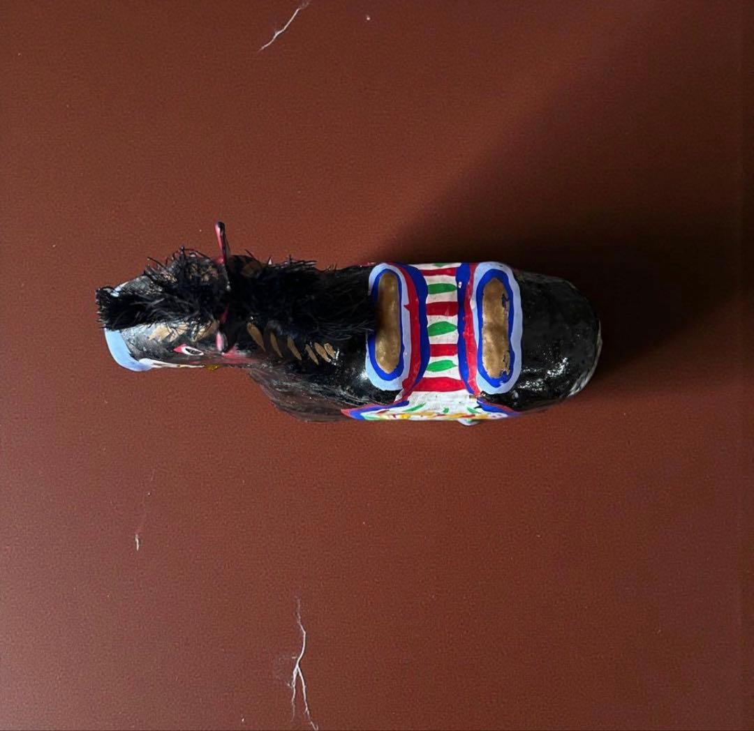 宮城県 郷土玩具 仙台張子 《黒馬》 本郷だるま屋 干支飾り 午年