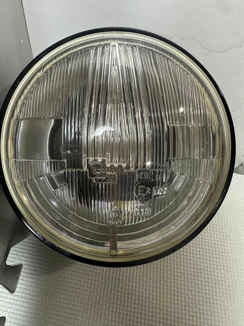 当時物希少CIBIE黒リムW反射ビームヘッドライト/検索シビエマーシャル