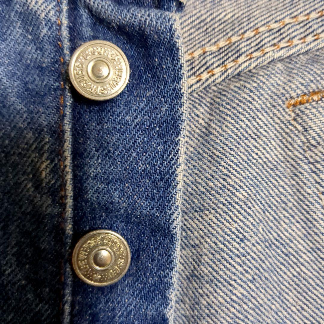 リーバイス501ハチマル W34 旧16番工場 内股シングル 501赤耳 80s