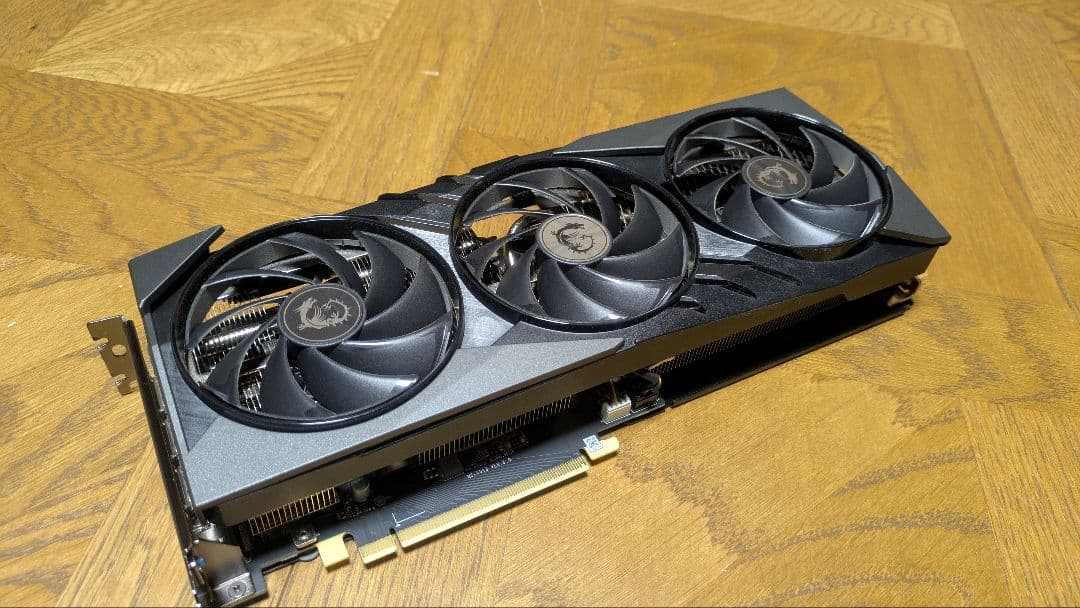 【中古】msi Geforce RTX 4070ti GAMING X SLIM