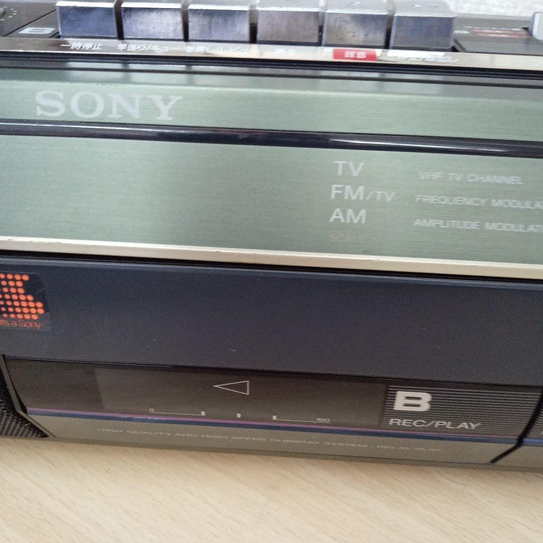 ラジオ・コンポ SONY TV/FM/AM CASSETTE-CORDER CFS-W301
