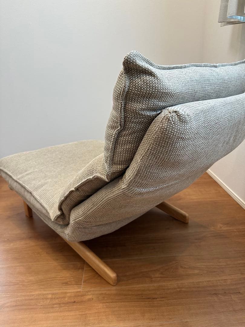 無印良品　ハイバックリクライニングチェアソファ