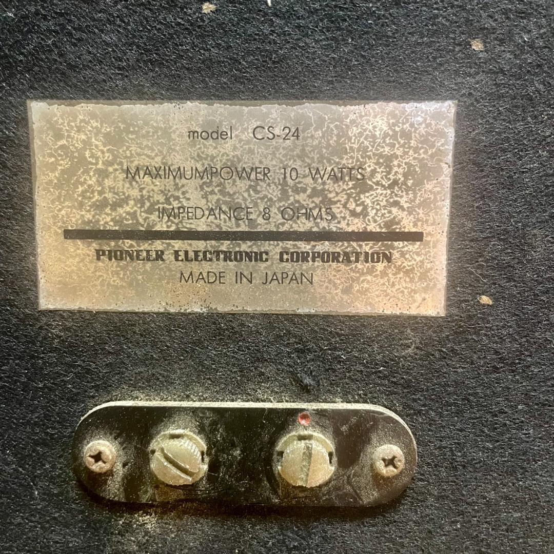 【匿名配達】Pioneer CS-24 スピーカー 動作確認済 現状品