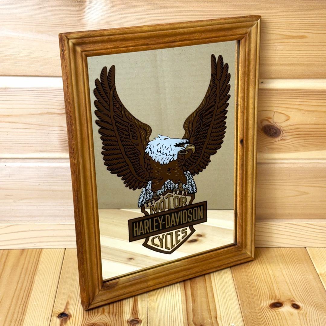 ハーレーダビッドソン Harley Davidson パブミラー 鏡 ビンテージ