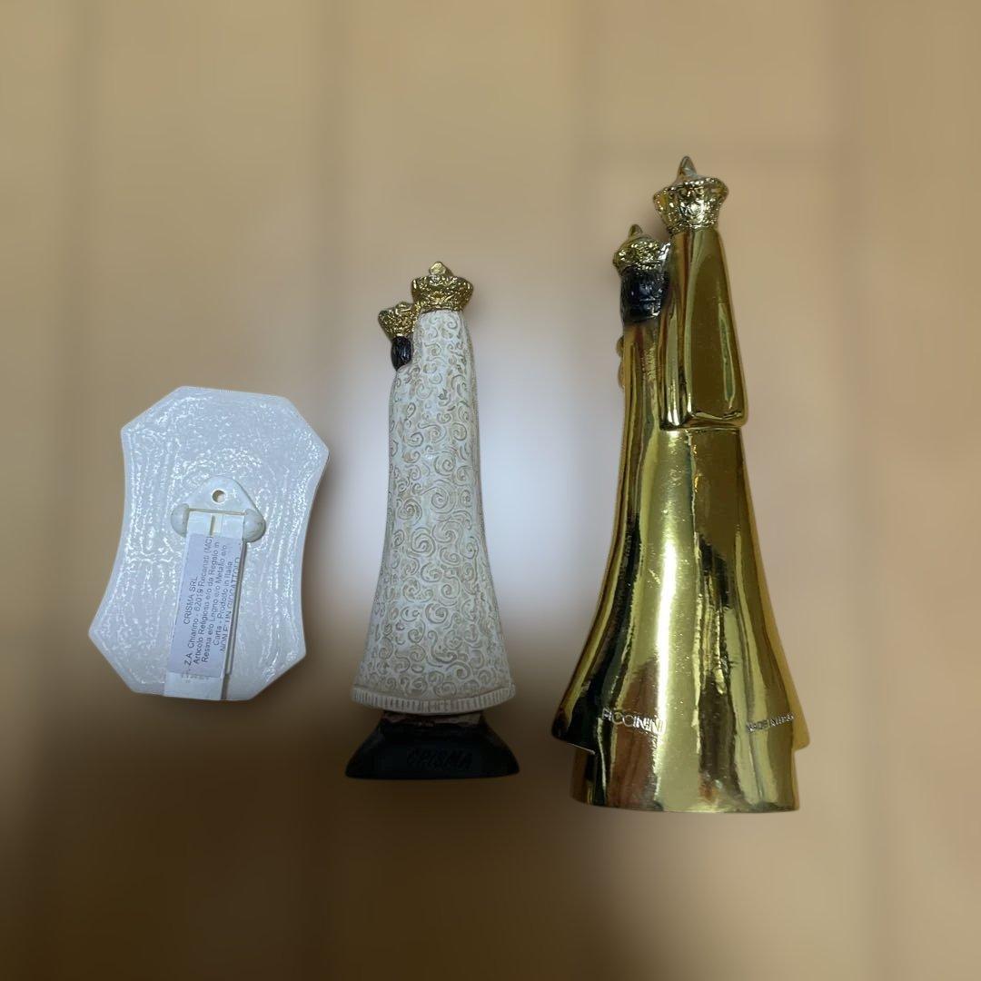 入手困難、巡礼の地　ロレートにて購入　像 金色 白色 陶器 装飾