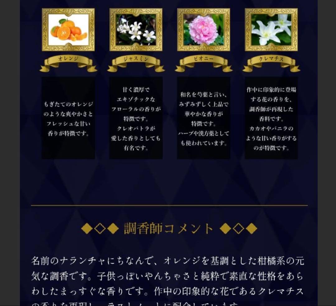 ジョジョ香水ナランチャ・ギルガ100ml