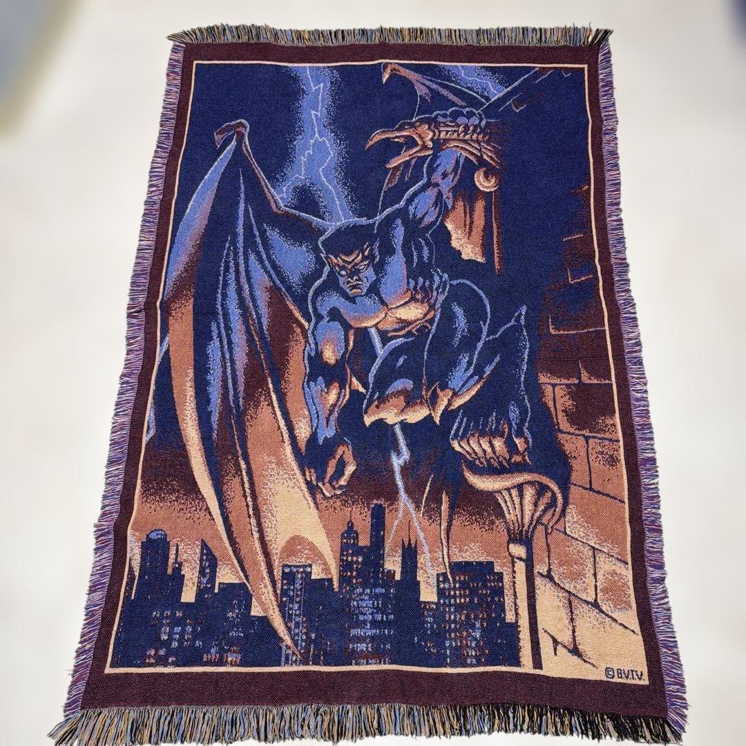 ガーゴイルズ　マルチカバー　ソファカバー　ヴィンテージラグ　175x116