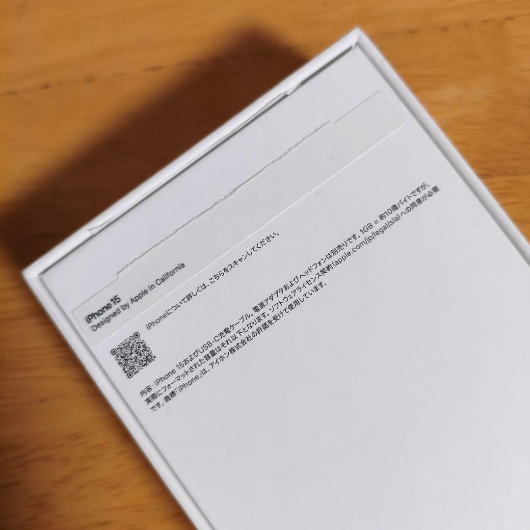 Apple iPhone 15 128GB ブルー simフリー