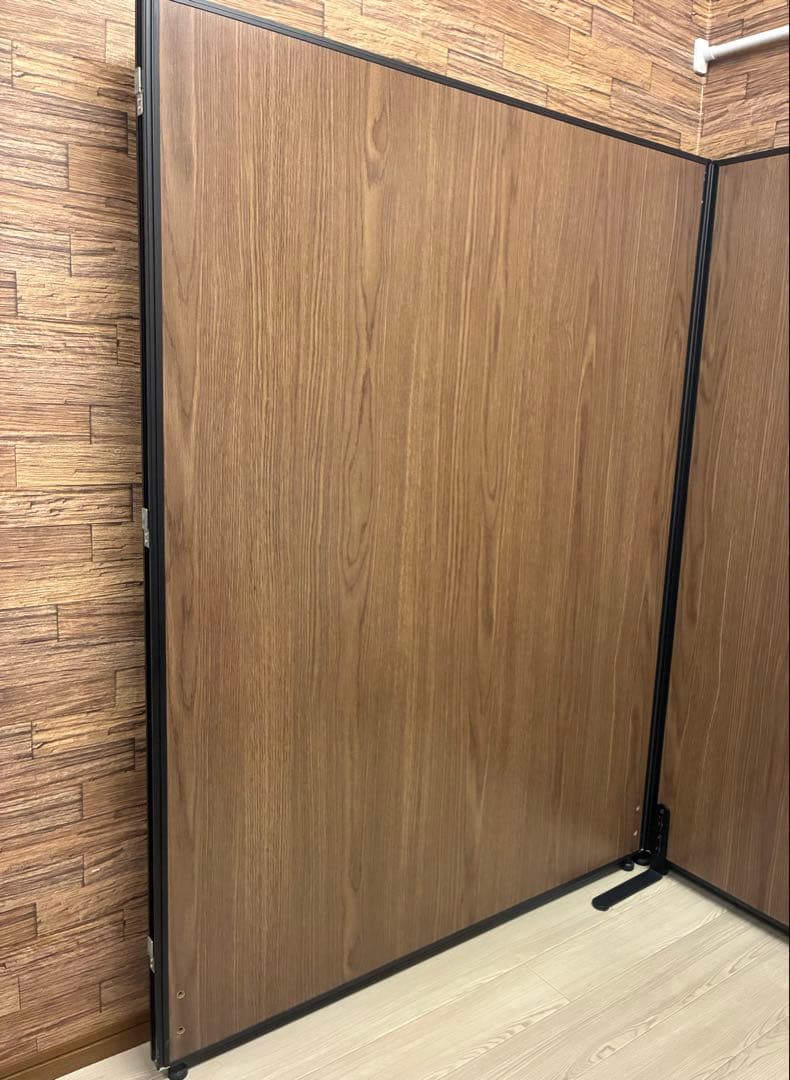 オフィスパーテーション 木目調　引き取り限定